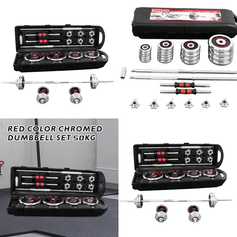 Dumbbell Set - مجموعة دمبل حديدية قابلة للتعديل 50