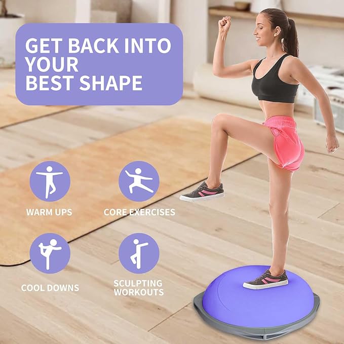 كرة توازن بوسو 70 سم، قابلة لل - مراجعة Gym Ball وسعره