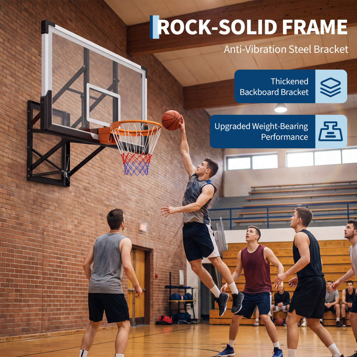 طوق كرة سلة قابل للتعديل يُثبَ - مراجعة Basketball Hoop وسعره